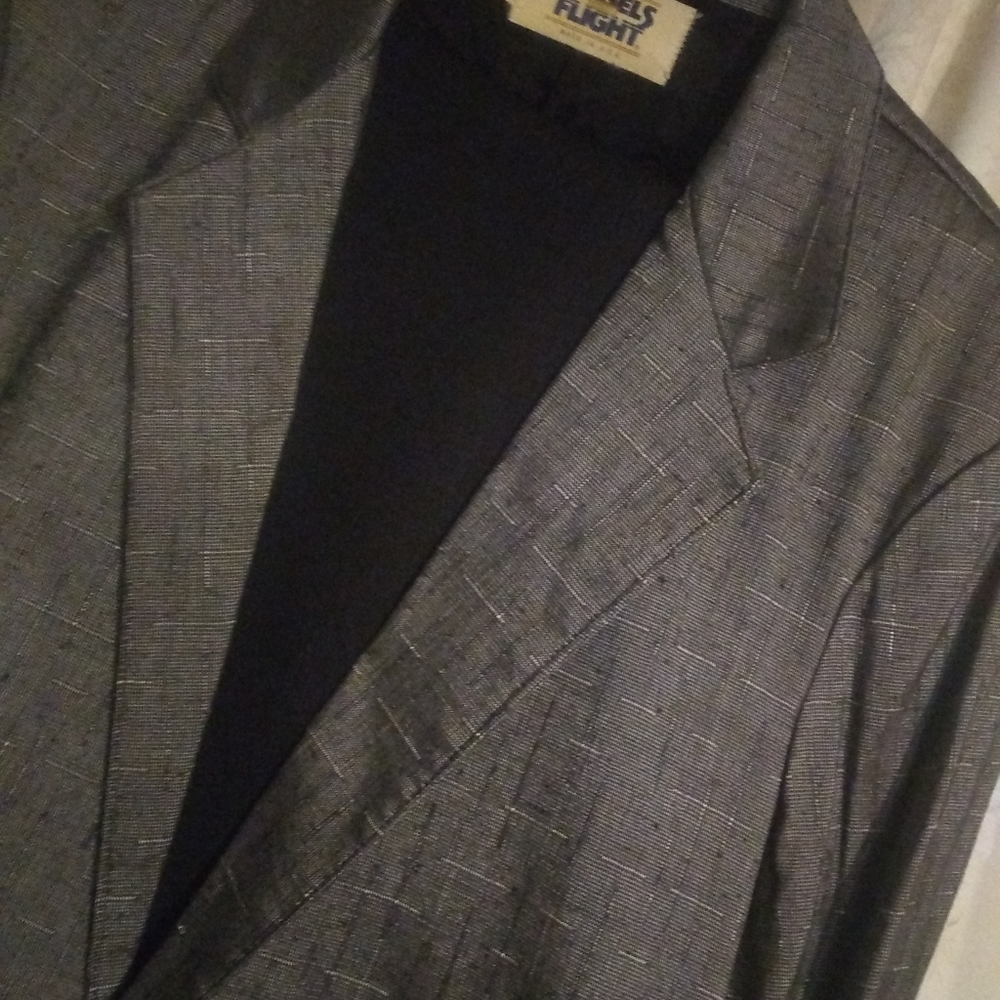 Men's Grey Sport Coat w/Black Dress Pant